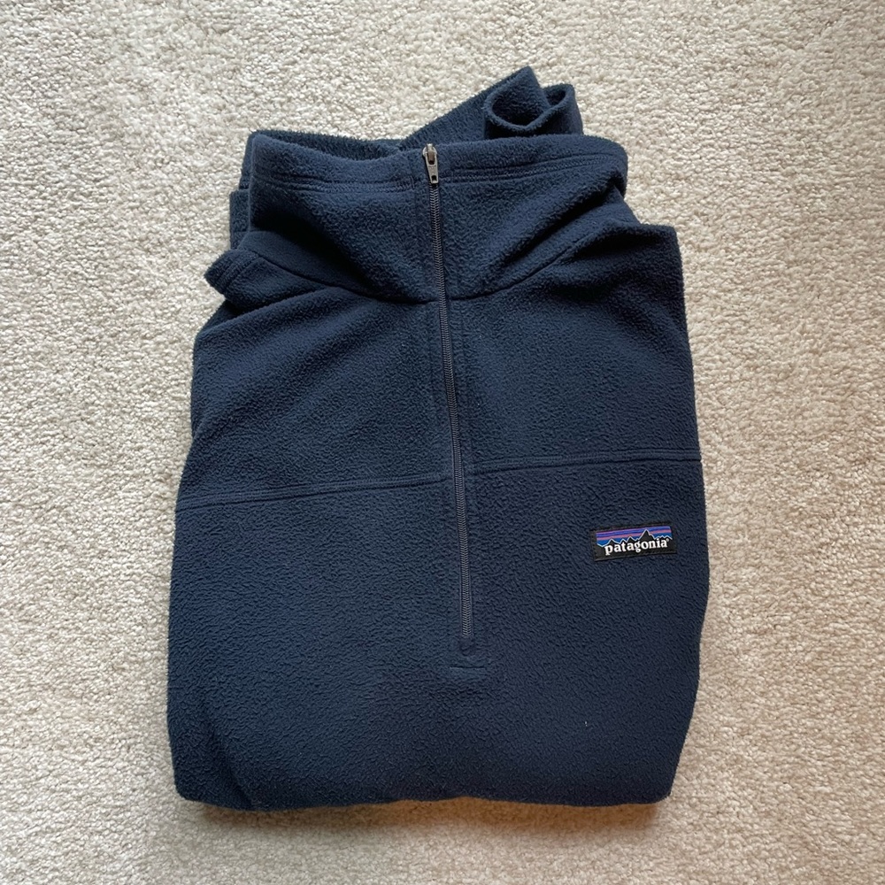 Navy Patagonia Micro Fleece